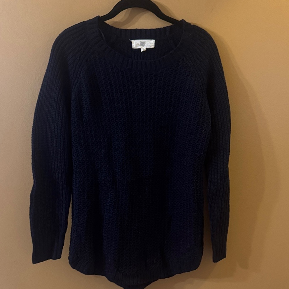 Elegant Midnight Blue Women's Sweater